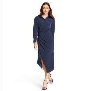 NWT CUSHNIE TARGET NAVY SHIRTDRESS - SZ 2